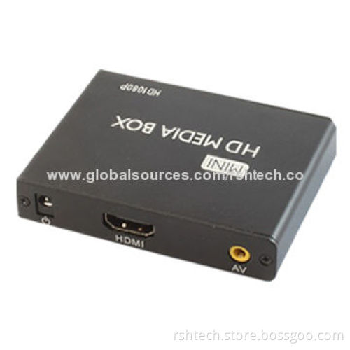 Full HD Media Players, 1,080-pixel Output with 50 to 60Hz Frequency, OEM/ODM orders Welcomed